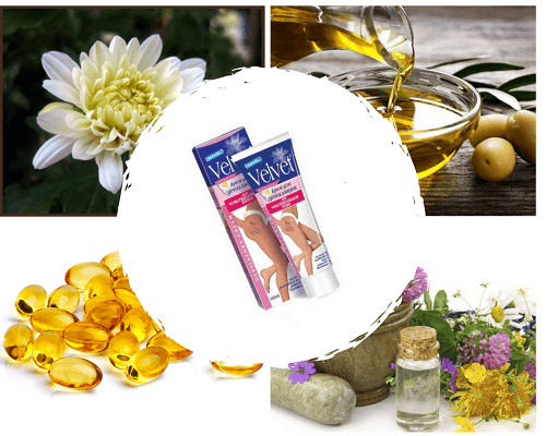 Kem tẩy lông Velvet được chiết xuất hoàn toàn từ 100% thảo dược tự nhiên Kem tẩy lông Velvet được chiết xuất hoàn toàn từ 100% thảo dược tự nhiên